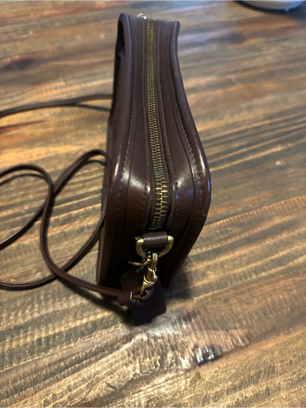 Vintage Coach Carnival 9925 Mahogany Leather Crossbody Bag 1996 - Picture 10 of 10